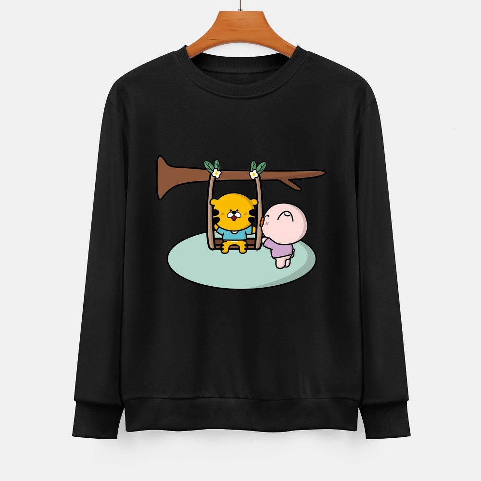 Front Patterned Long Sleeve TopPremium Finish ModernFit